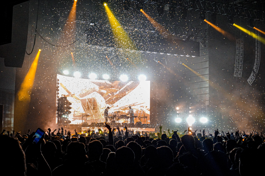 The Anthem during a concert