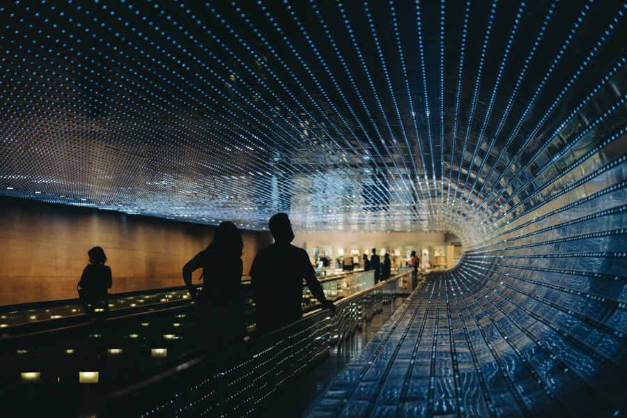 Light Tunnel at National Gallery of Art